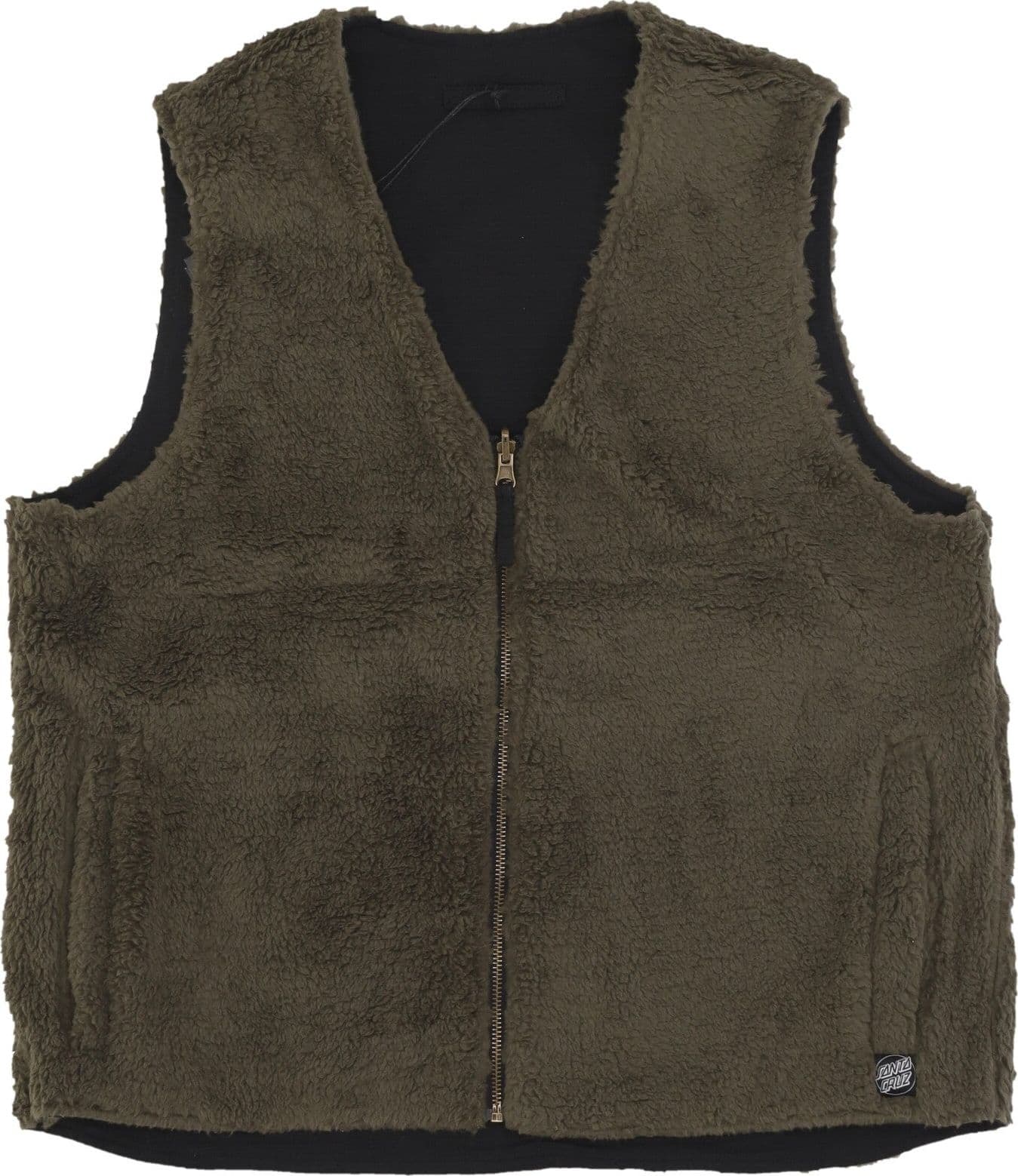 SANTA CRUZ Smanicato Uomo Hideout Reversible Vest Black/sea Kelp da uomo in Giubbotti Drestige - Casamassima, commercioVirtuoso.it