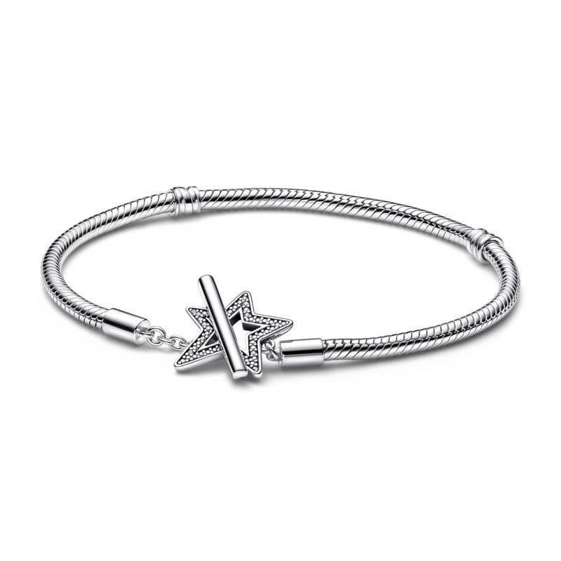 Pandora - Bracciale con Chiusura a T e Stella in Bracciali Alba Gioielli - Casoria, commercioVirtuoso.it