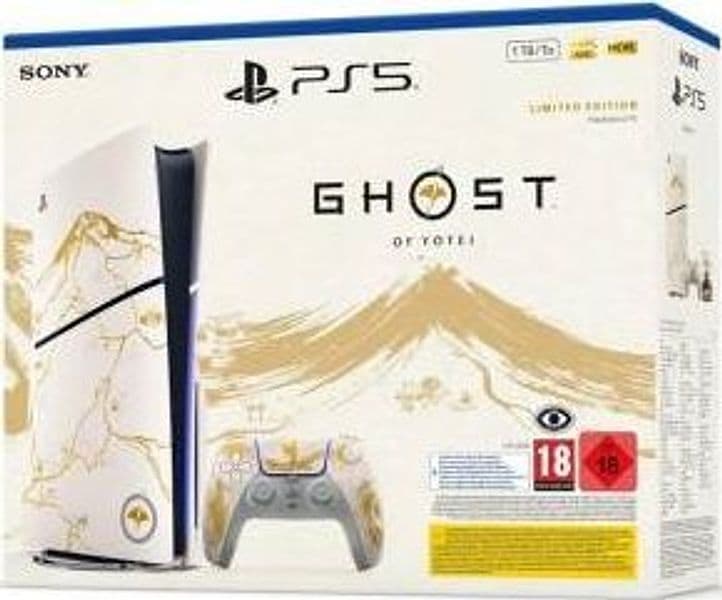 PS5 Console 1TB Ghost Of Yotei Gold Limited Edition White Slim ITA in prodotto Ecoprice.it - Avellino, commercioVirtuoso.it