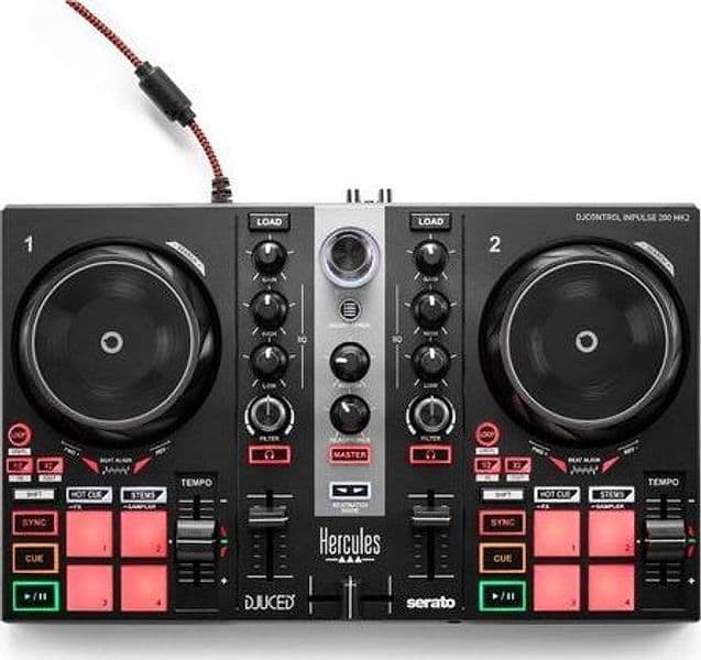 Controller disc jockey djcontrol inpulse 200 mk2 black 4782002 in Consolle per DJ eWeki - Napoli, commercioVirtuoso.it