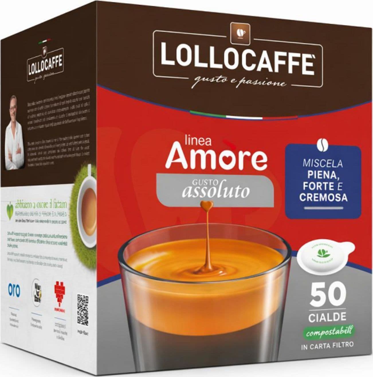 Lollo Caffe Cialde Amore Assoluto 50pz in Ecoprice.it - Avellino, commercioVirtuoso.it