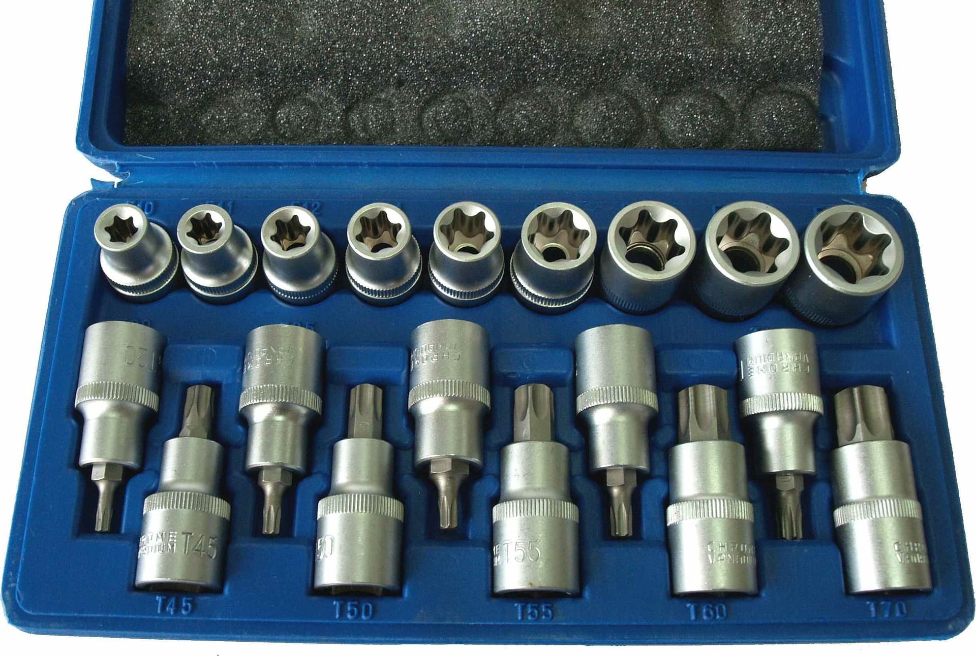 INSERTI E PRESE - torx CV T20-70 E10-24 SET 1/2" 19 pezzi alta qualità Beast in Inserti per perni Eternal Brico - Ariano Irpino, commercioVirtuoso.it