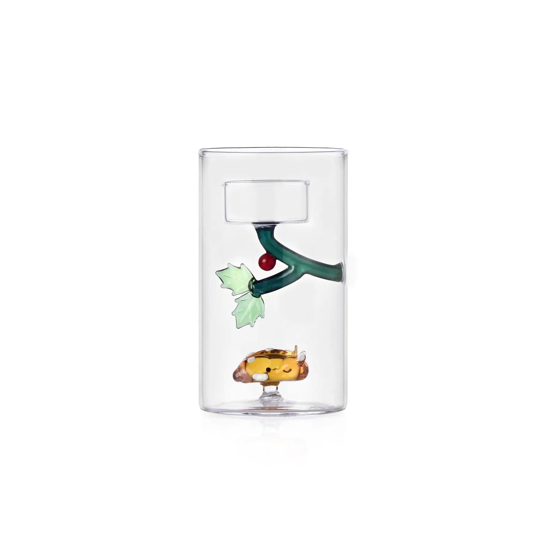 Ichendorf Tealight agrifoglio e cerbiatto sdraiato woodland tales