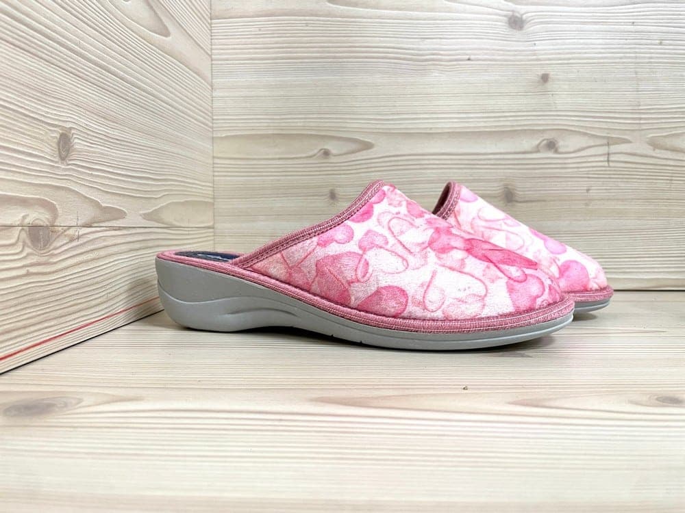CONFORT Pantofole Donna Cuori Rosa in Pantofole Calzature Durello - Agna, commercioVirtuoso.it