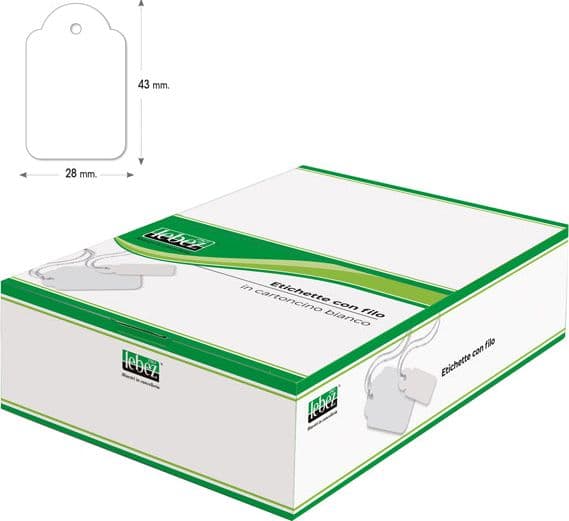 Scatola 500 Etichette Con Filo A391 28X43Mm in Etichette multifunzione Il Centro - Jesi, commercioVirtuoso.it