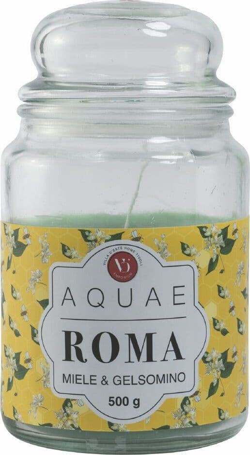 Candela giara vetro miele e gelsomino 500gr Aquae Roma in Autocategorizzazione Più Di Più Ideas - Casalnuovo di Napoli, commercioVirtuoso.it