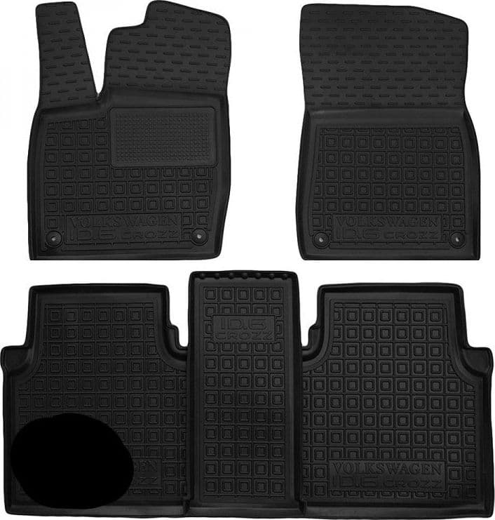 Set Tappetini Di Gomma Su Misura Per Volkswagen ID.6 Crozz (2021+) in Tappetini antiscivolo Autooggetti.it - Roma, commercioVirtuoso.it