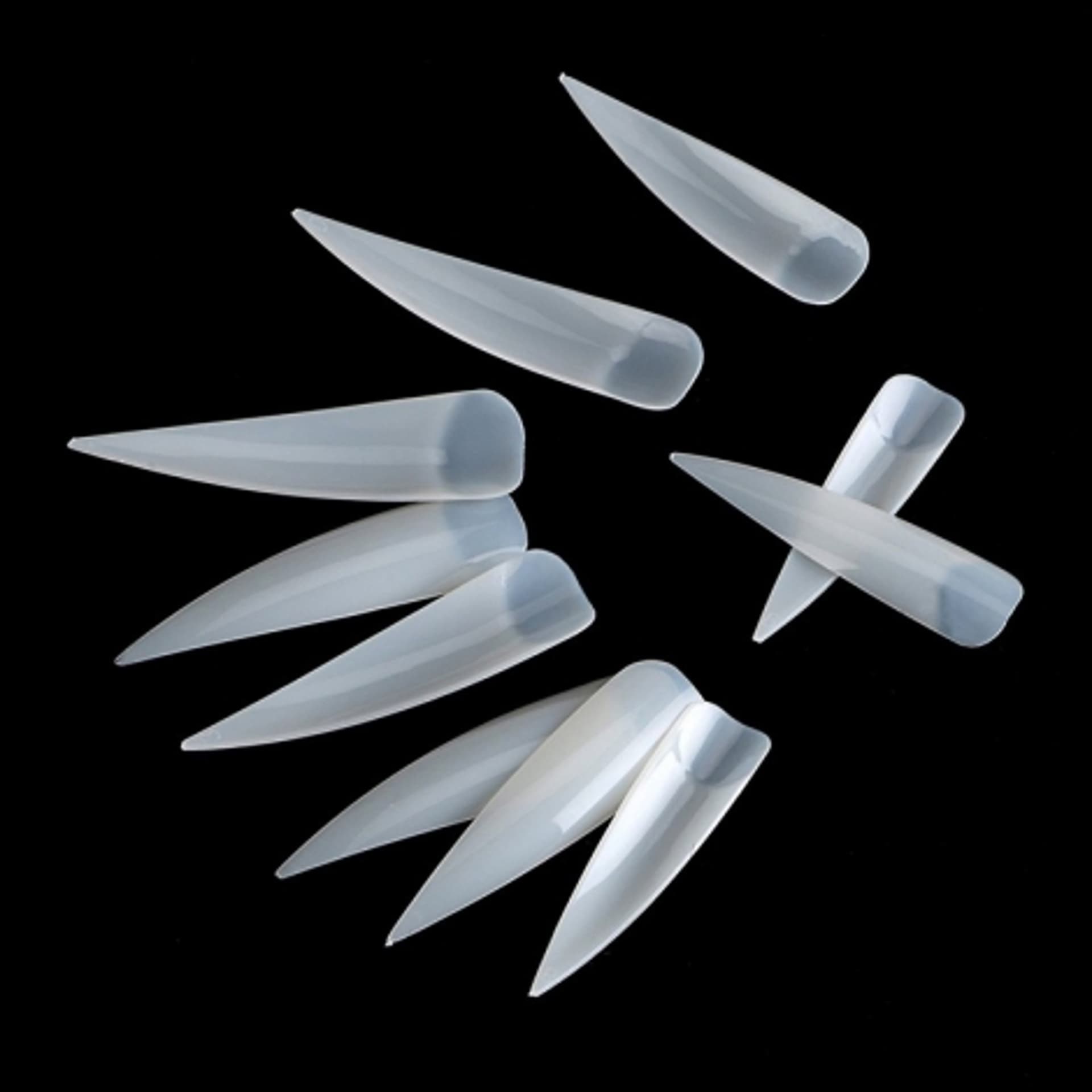 36 TIPS TIP BIANCO LUNGHE PUNTA PER MANI RICOSTRUZIONE UNGHIE NAIL ART GEL Bellezza/Manicure e pedicure/Decorazioni per unghie/Unghie finte e accessori/Sagome per unghie Trade Shop italia - Napoli, Commerciovirtuoso.it