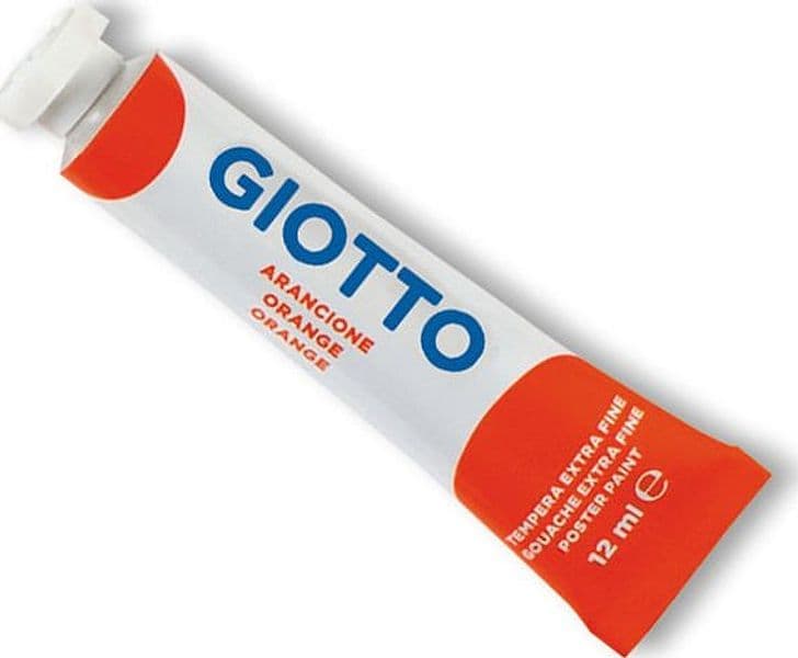 Tempera Giotto Tubo 4 (12Ml Arancione 05 in Colori a tempera Il Centro - Jesi, commercioVirtuoso.it