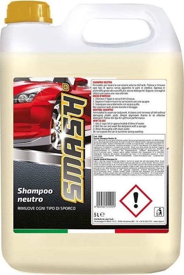 Smash 5lt shampoo detergente neutro per auto in Detergenti Aloiserw.com - Altomonte, commercioVirtuoso.it