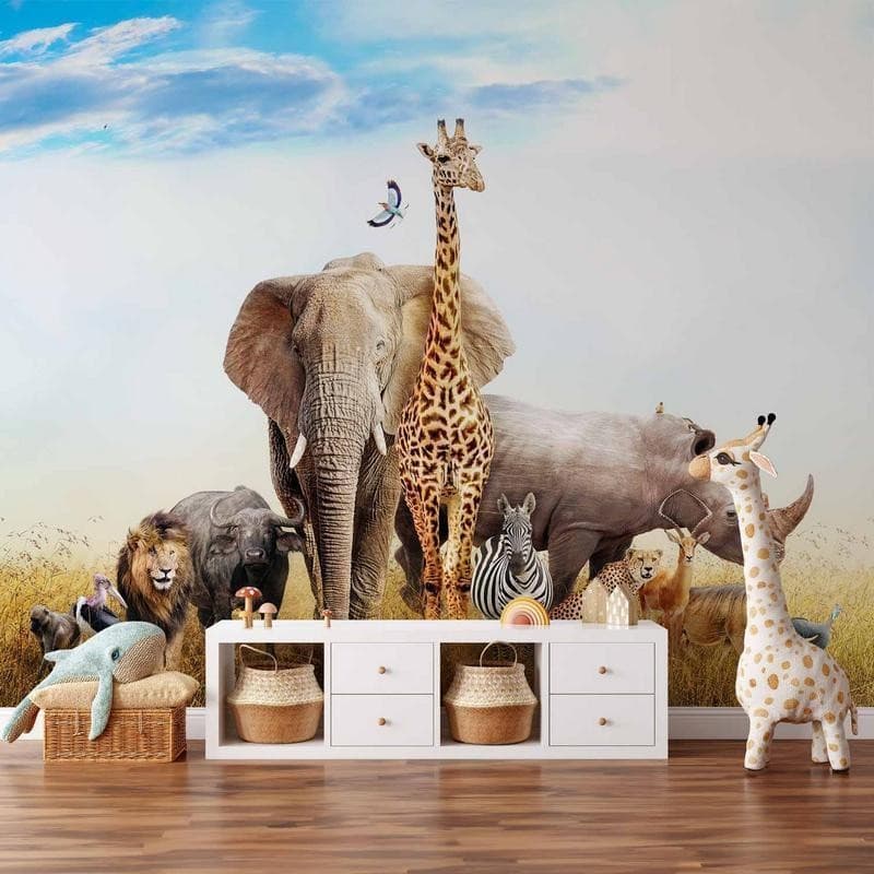 Carta da Parati Fauna in Africa in Carta da parati Collezione Casa - Trebisacce, commercioVirtuoso.it