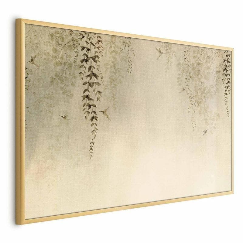 Poster - Beige Hummingbirds in Poster e stampe Collezione Casa - Trebisacce, commercioVirtuoso.it