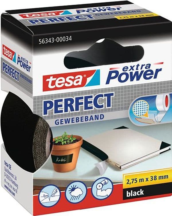 Nastro Adesivo Telato 38Mmx2,7Mt Nero 56343 Xp Perfect in Nastro di tessuto Il Centro - Jesi, commercioVirtuoso.it