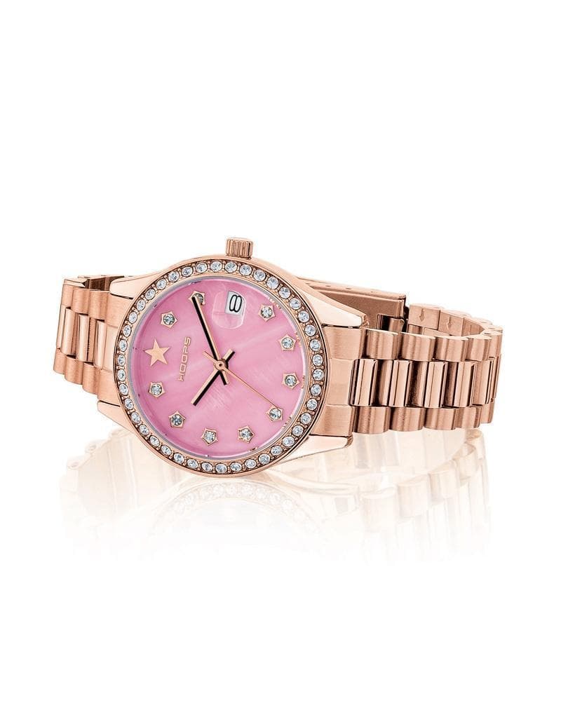 Hoops - orologio SUPER LUXURY GOLD MADREPERLA CIPRIA in Orologi da polso Alba Gioielli - Casoria, commercioVirtuoso.it