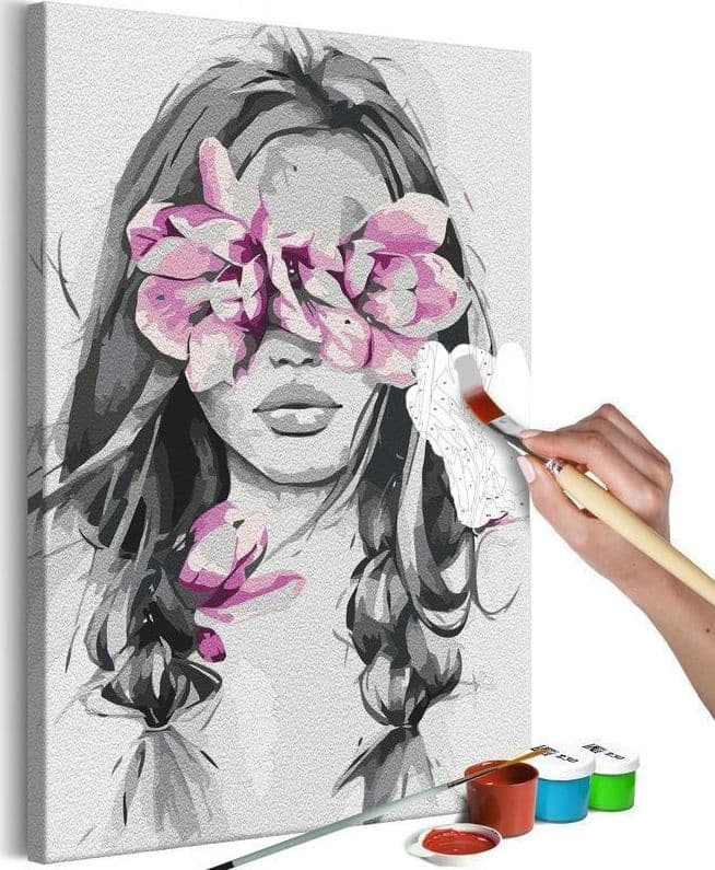 Quadro fai da te Flowers On Eyes in Kit per pittura diamante Collezione Casa - Trebisacce, commercioVirtuoso.it