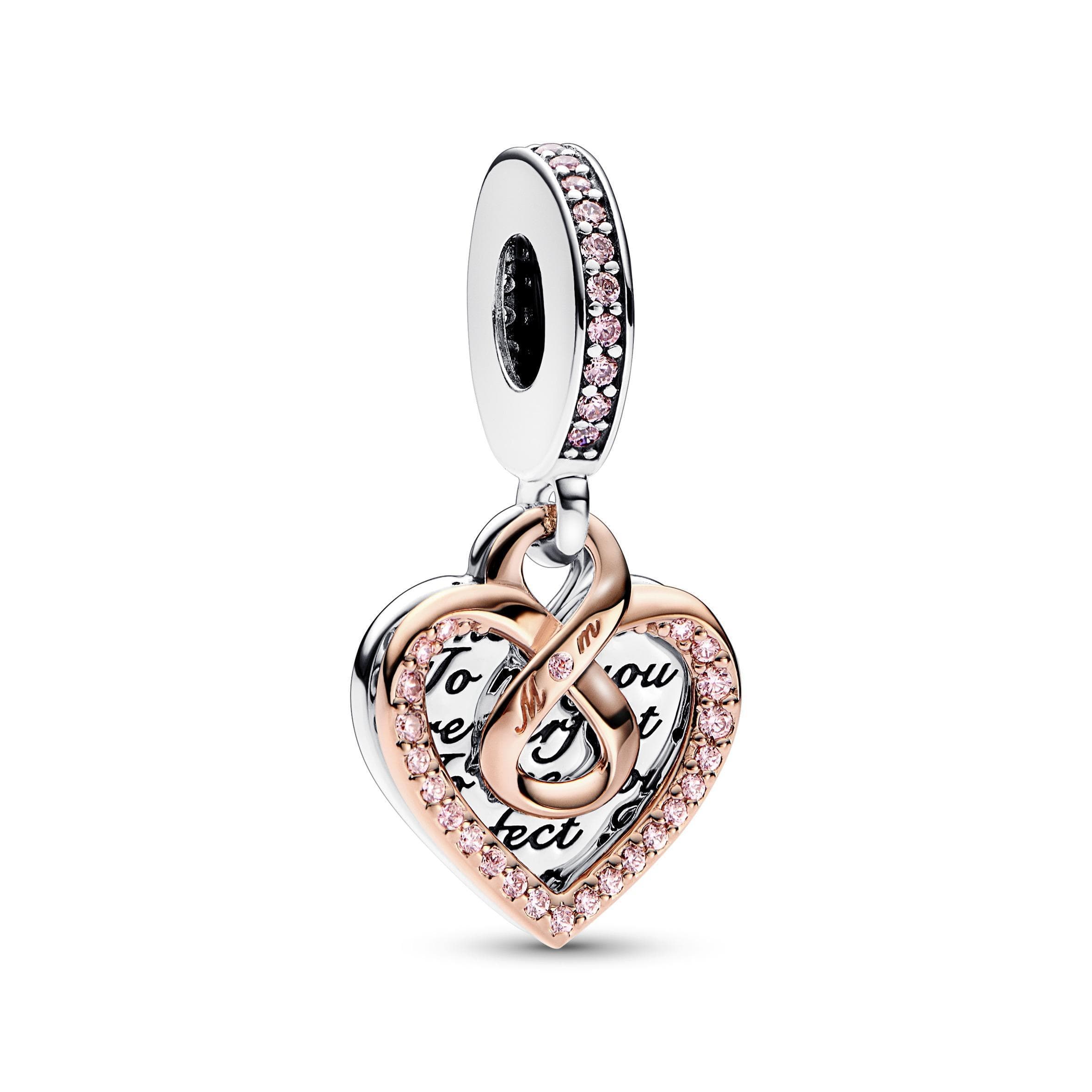 Pandora - Charm Pendente Cuore Infinito Mamma Sei Perfetta in Bead Charm Alba Gioielli - Casoria, commercioVirtuoso.it
