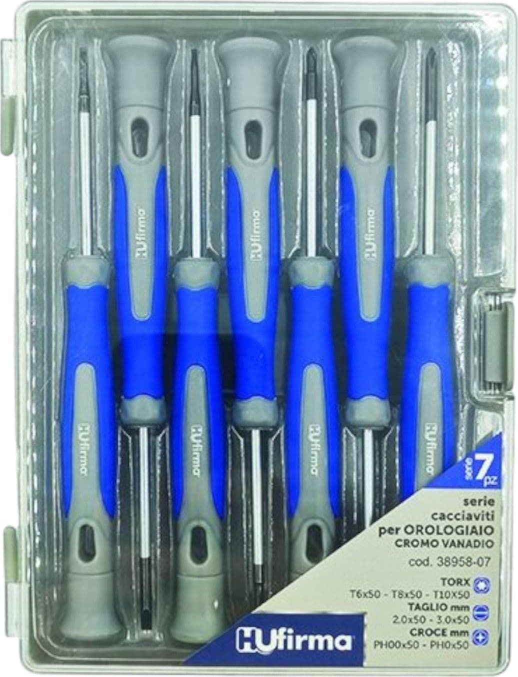 Serie Cacciaviti per Orologiaio Cromo Vanadio 7 Pezzi HUfirma in Set cacciaviti Taliachicce.it - Milazzo, commercioVirtuoso.it