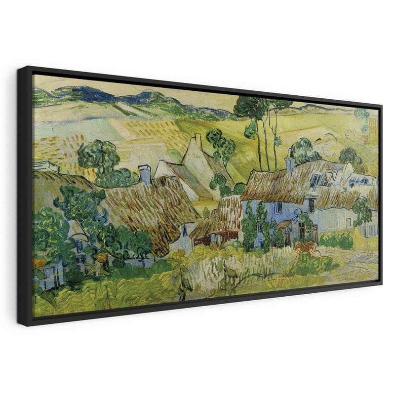 Quadro - Farms near Auvers (Vincent Van Gogh) in Poster e stampe Collezione Casa - Trebisacce, commercioVirtuoso.it