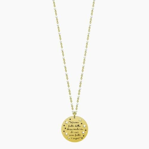 KIDULT COLLANA - SIAMO FATTI DELLA STESSA MATERIA … W. SHAKESPEARE in Collane Alba Gioielli - Casoria, commercioVirtuoso.it