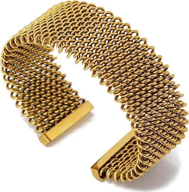 Anartxy - Bracciale in maglia d'acciaio