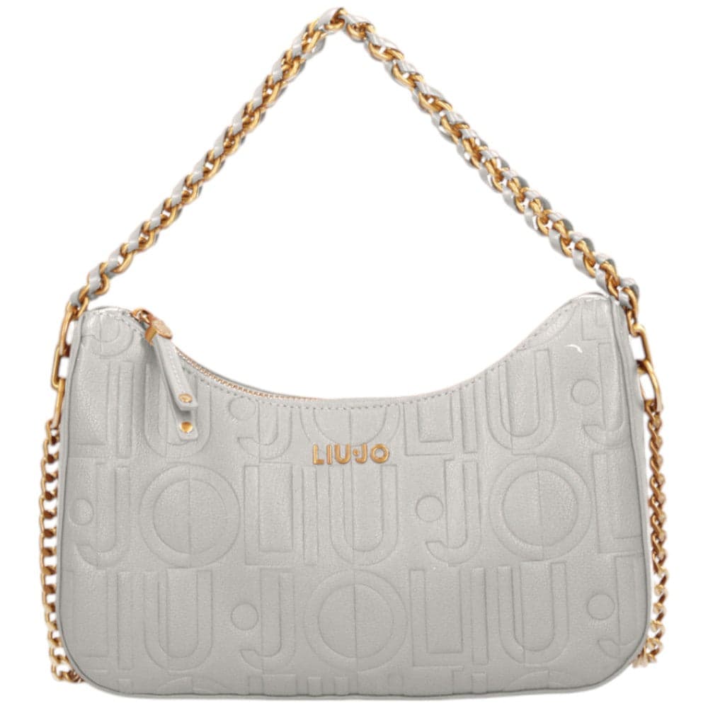 Liu Jo borsa a spalla hobo crema con logo linea Adonide AA5056E0538 Borse Liu Jo