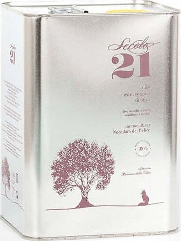 3lt. Olio Extra Vergine di Oliva Biologico Siciliano Latta 3L Olio Nocellara del Belice Mono Cultivar EVO Bio IGP Sicilia Secolo21 in D'oliva Azienda Agricola Secolo21 - Noto, commercioVirtuoso.it