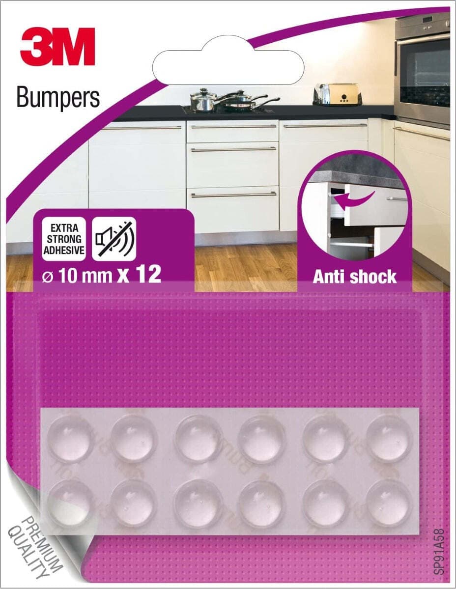 3M---12-PARACOLPI-ADESIVI-ANTI-SHOCK-D-10MM