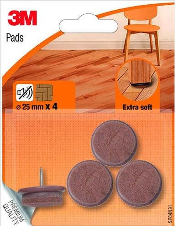 3M---4-FELTRINI-IN-LANA-ULTRA-MORBIDI-CON-CHIODO-D.-25MM