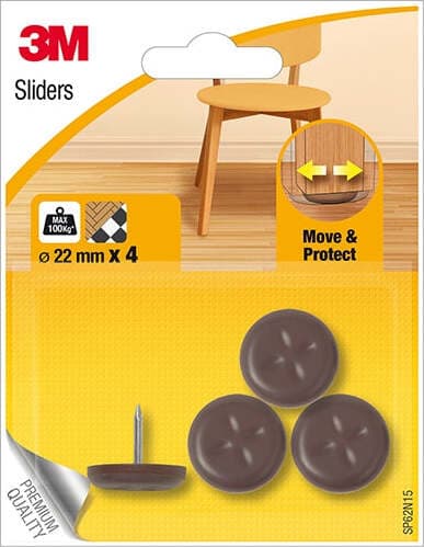 3M---4-PATTINI-PROTETTIVI-CLASSICI-CON-CHIODO-D.-22mm