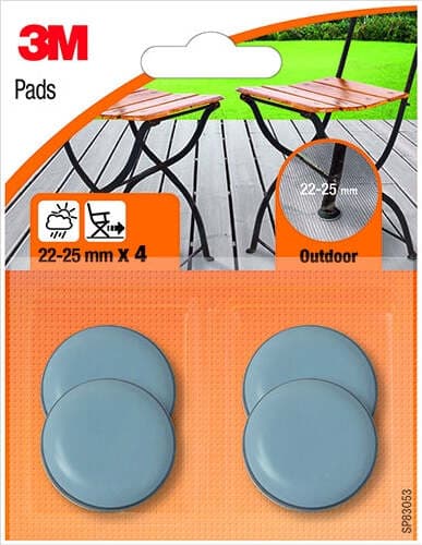 3M---4-PATTINI-SCIVOLATORI-PER-ESTERNI-D.-22-25MM