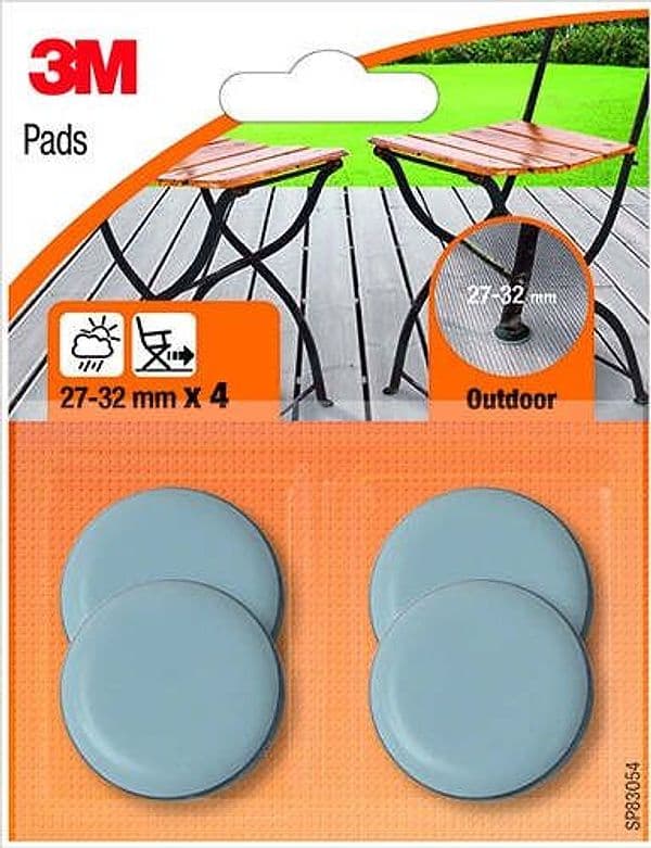 3M---4-PATTINI-SCIVOLATORI-PER-ESTERNO-D.-27-32MM