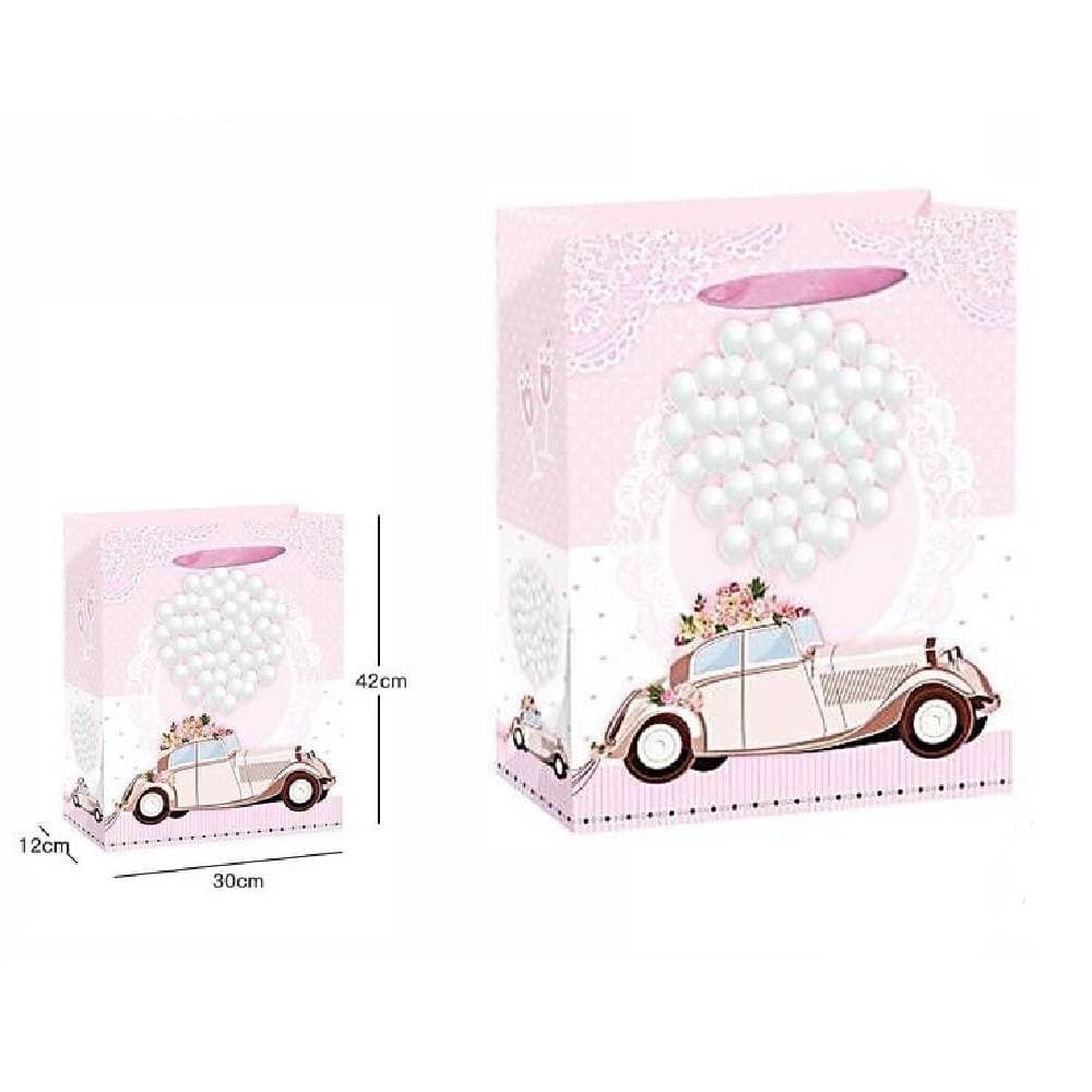 3pz Buste Busta Regalo Sacchetto 30x42x12cm Matrimoni Nozze 63978 Varie Fantasie Casa, arredamento e bricolage > Prodotti per Feste Trade Shop italia - Napoli, Commerciovirtuoso.it