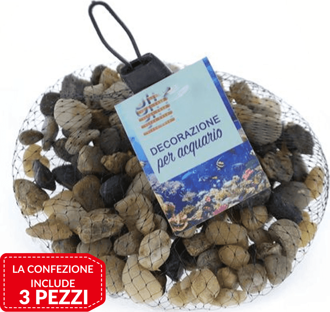 3pz Pietre Decorative Acquario Decorazione Sassi Piante Vasi 300gr 0.5x0.8 Cm Prodotti per animali domestici/Pesci e animali d'acqua/Arredo per acquario/Ciottoli decorativi Trade Shop italia - Napoli, Commerciovirtuoso.it