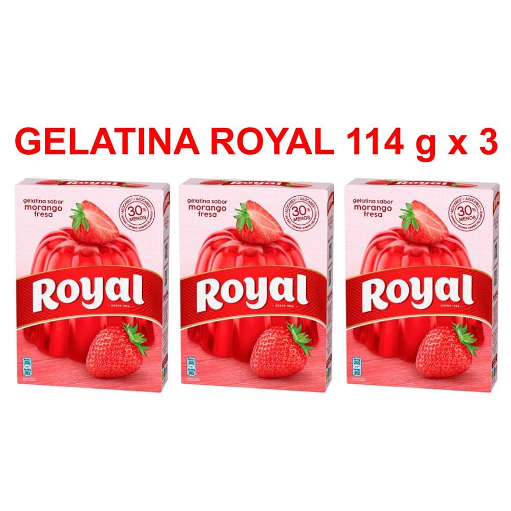 ROYAL GELATINE GUSTO STRAWBERRY FRAGOLA 57 G X 2 = 114 G in Gelatina Agbon - Martinsicuro, commercioVirtuoso.it