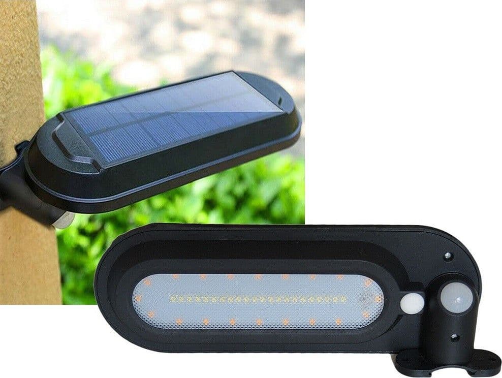 4 LAMPADA LED SOLARE DA ESTERNO GIARDINO FARETTO FOTOVOLTAICO SENSORE A 42 LED