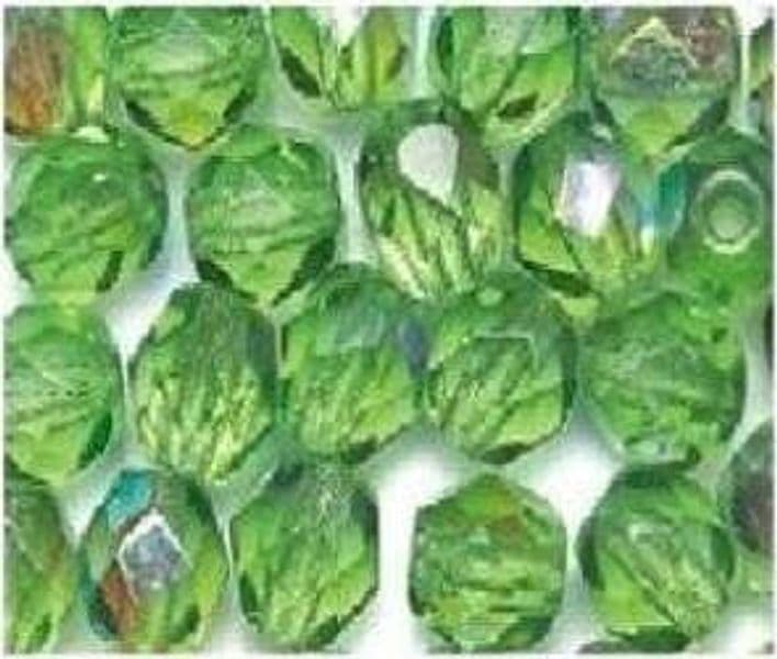 4-mm-tondo-sfaccettato-perle-di-vetro-verde-8320-AB-Qty-1