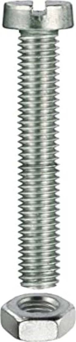 4-PEZZI---VITI-PER-METALLO-CON-TESTA-CILINDRICA-M6X40MM---ZINCATE