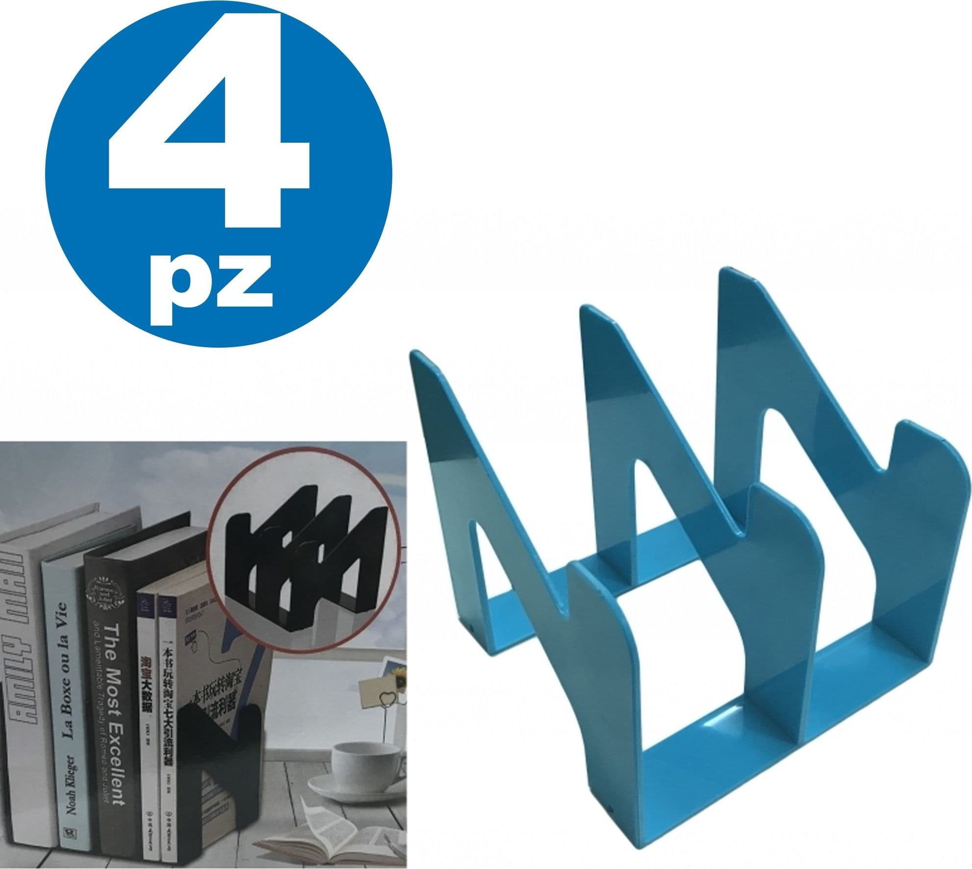 4 PORTARIVISTE 2 SEZIONI SCOMPARTI COMPONIBILE O SEPARATI PORTA RIVISTE GIORNALI Trade Shop italia - Napoli, Commerciovirtuoso.it