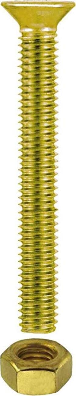 4-VITI-METRICA-OTTONE-TESTA-PIANA-SVASATA-M6X40MM
