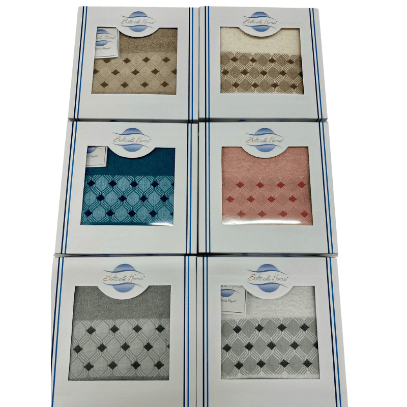 Set asciugamano bagno viso e ospite Tulum Botticelli Home in Set di asciugamani Collezione Casa - Trebisacce, commercioVirtuoso.it