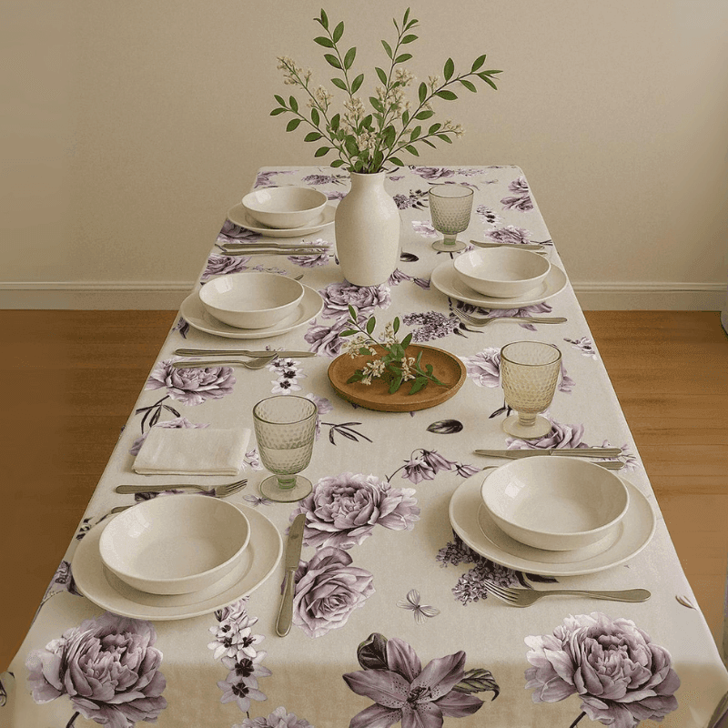 Tovaglia da tavolo con tovaglioli Botticelli Home Bloom in Tovaglie Collezione Casa - Trebisacce, commercioVirtuoso.it