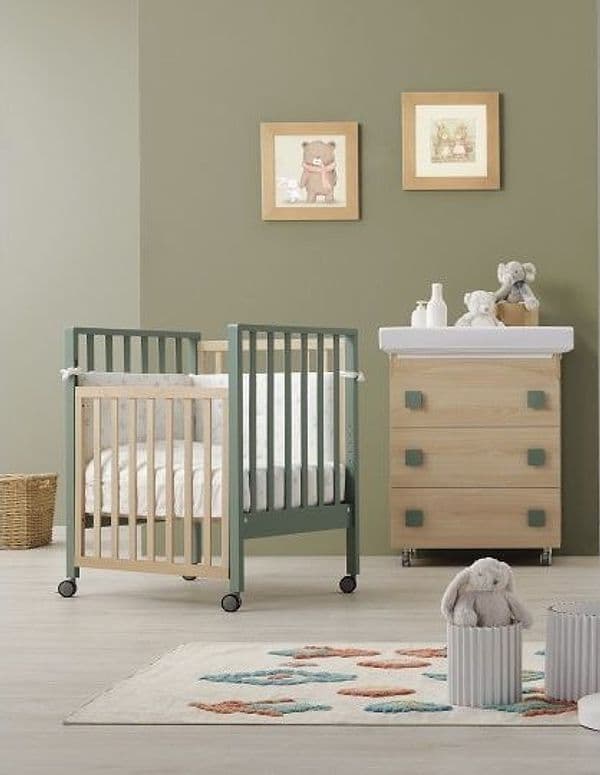 Culla Evolution 6 in 1 Erbesi con tessile