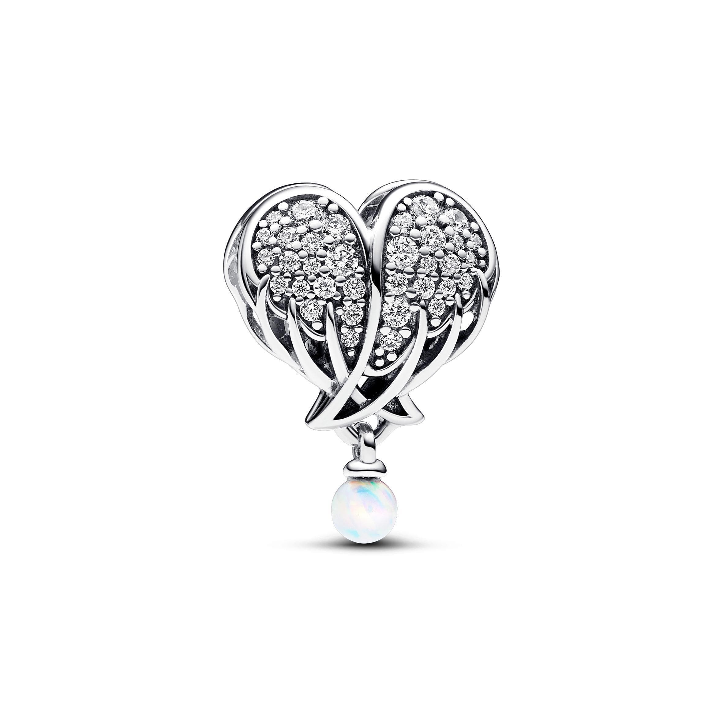 Pandora - Charm Cuore Ali d'Angelo in Bead Charm Alba Gioielli - Casoria, commercioVirtuoso.it