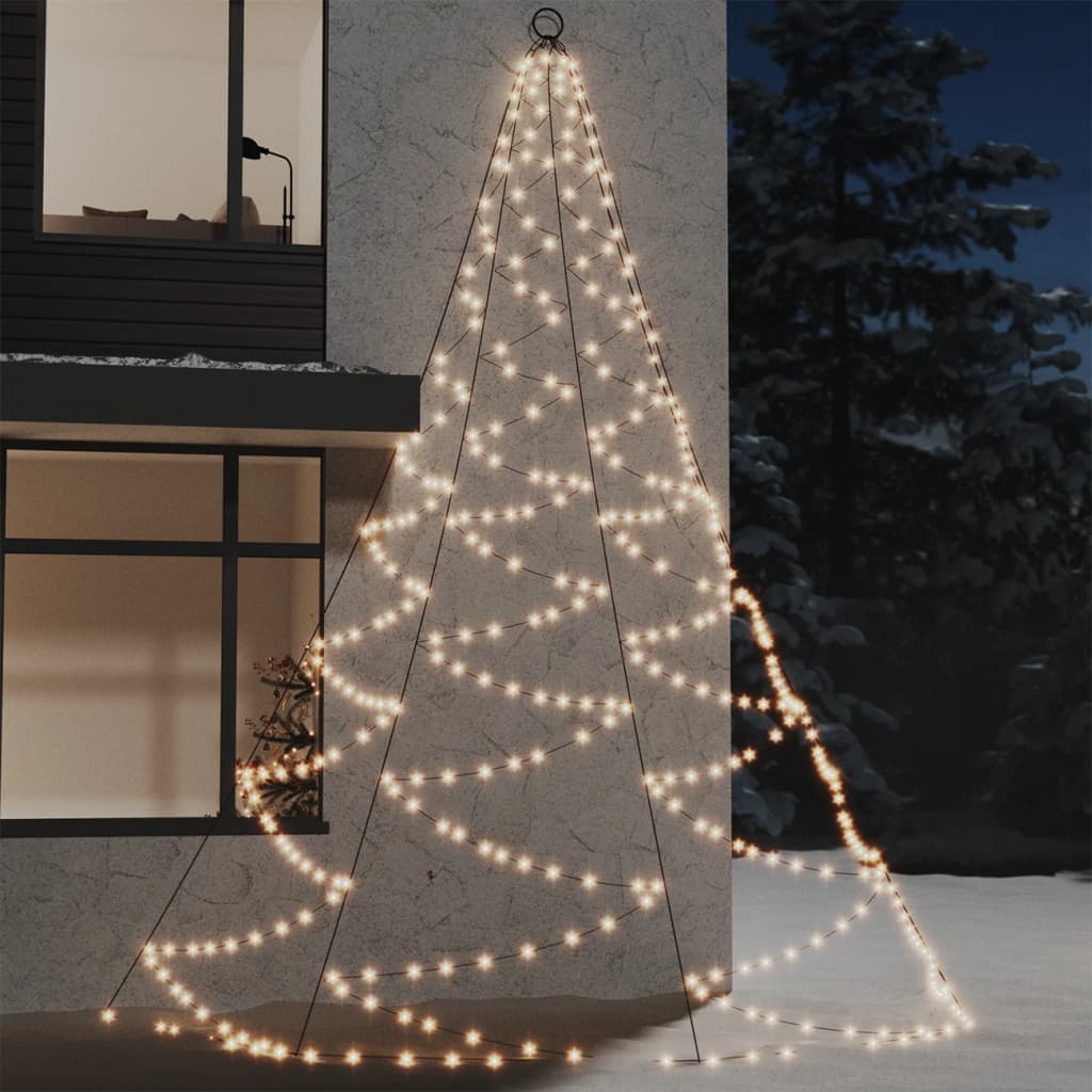 Albero da Parete con Gancio Metallico 720 LED Bianco Caldo 5 m in Alberi di natale artificiali Esplodia - Napoli, commercioVirtuoso.it