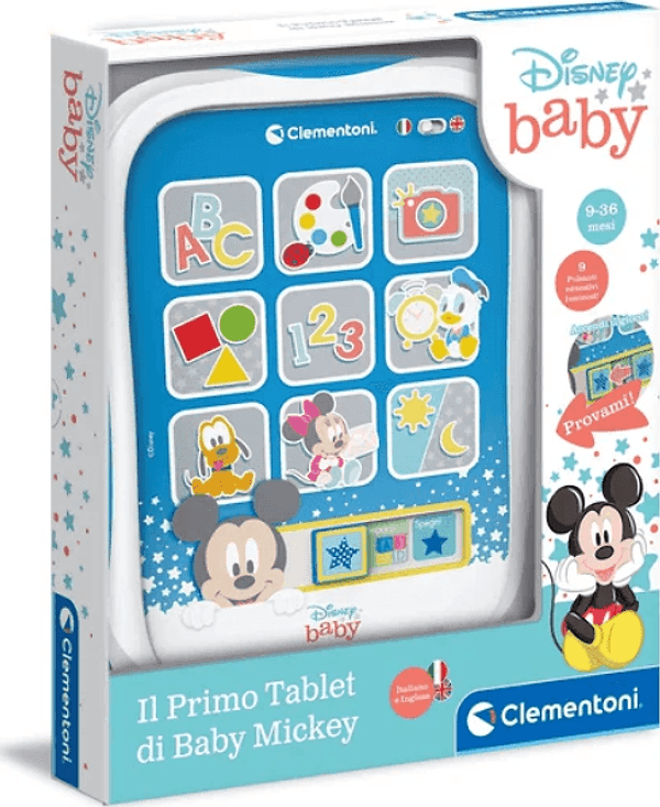 Il Primo Tablet di Baby Mickey - Clementoni - 17667 in Cubi e piramidi componibili Centro Bimbo - Siderno, commercioVirtuoso.it