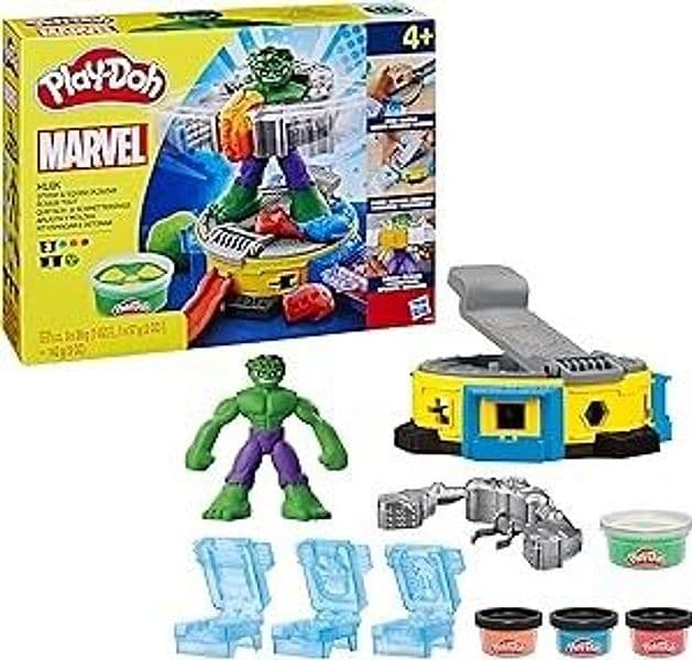 Play-Doh Marvel, Set da Gioco distruggi e schiaccia di Hulk in Argilla e pasta modellabile Centro Bimbo - Siderno, commercioVirtuoso.it