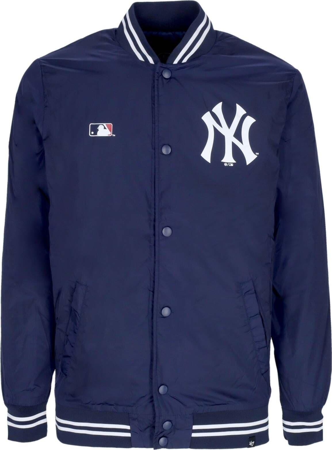 47-BRAND-Giubbotto-Bomber-Uomo-Mlb-Drift-Track-Jacket-Neyyan-Fall-Navy-da-uomo