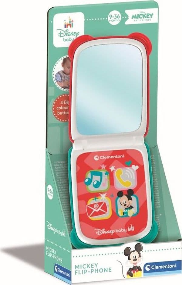 Clementoni - Mickey Flip Phone - 17514 in Telefoni e cellulari Centro Bimbo - Siderno, commercioVirtuoso.it