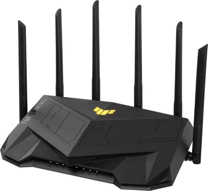 Asus tuf gaming ax6000 (tuf-ax6000) router wireless gigabit ethernet dual-band (2.4 ghz/5 ghz) nero - 90IG07X0-MO3C00 in eWeki - Napoli, commercioVirtuoso.it