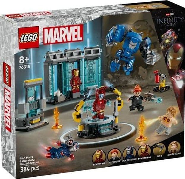 Lego Marvel - Laboratorio di Iron Man: Sala delle Armature 76315 in prodotto Centro Bimbo - Siderno, commercioVirtuoso.it